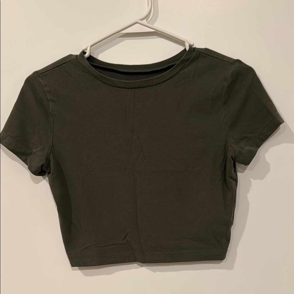 Classic Olive Women's Crop Top